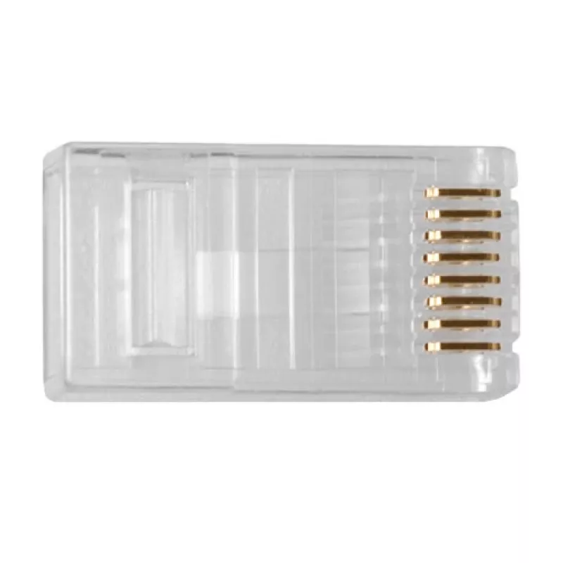 ACT RJ45 (8P/8C) CAT6 modulinė jungtis apvaliam kabeliui, viengysliams ir suvytytiems laidams
