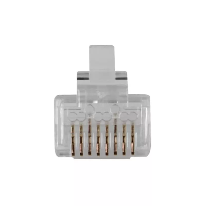 ACT RJ45 (8P/8C) CAT6 modulinė jungtis apvaliam kabeliui, viengysliams ir suvytytiems laidams