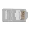 ACT RJ45 (8P/8C) CAT6 modulinė jungtis apvaliam kabeliui, viengysliams ir suvytytiems laidams