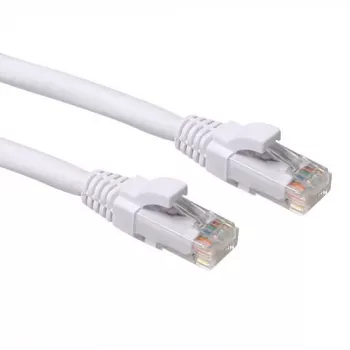 ACT White 1,50 m U/UTP CAT6A jungiamasis kabelis su apsaugotais RJ45 kištukais
