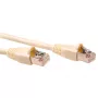 ACT Ivory 1,5 m SF/UTP CAT5E pataisos laidas su RJ45 kištukais
