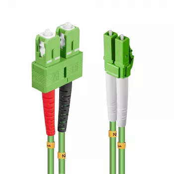Lindy 46324 InfiniBand/šviesolaidinis kabelis 10 m 2x LC 2x SC Žalia
