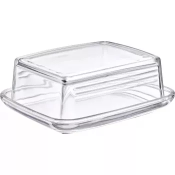 Sviestinė Westmark 20852260, stačiakampė stiklinė, 143×118×55 mm, permatoma