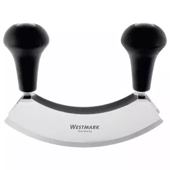 Mėsmalės peilis Westmark Due – nerūdijančio plieno ašmenys plastikiniame korpuse, 126×170×38 mm