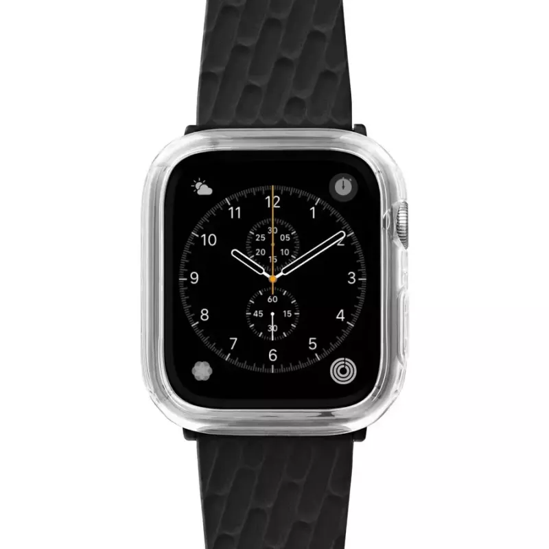 Apsauginis dėklas LAUT Shield Apple Watch 40–41 mm – permatomas stiklas ir polikarbonatas
