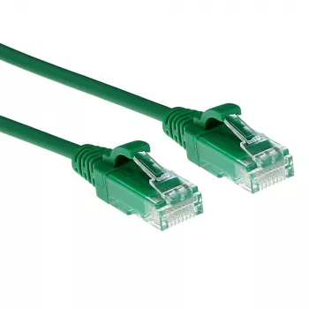 ACT Green 7 m LSZH U/UTP CAT6 plonas lizdinis kabelis su apsauga nuo užkablių