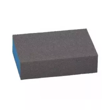 Šlifavimo kempinė Bosch 2609256346, vidutinis grūdėtumas, 69×97×26 mm, 1 vnt., juoda/mėlyna