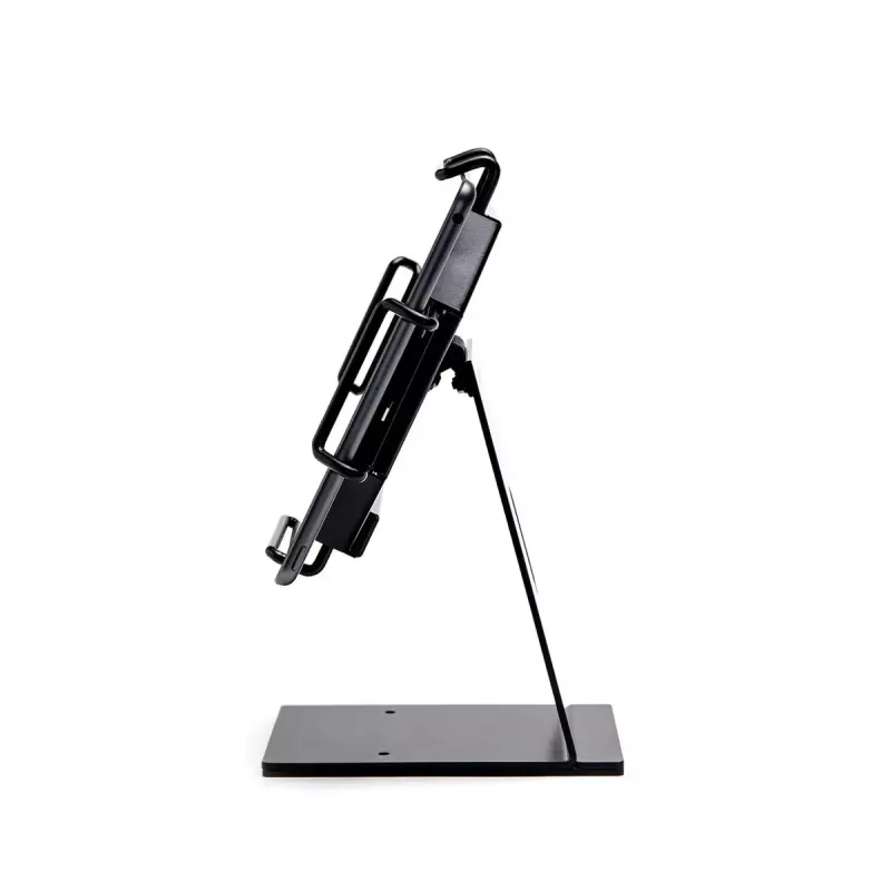 Planšetinio kompiuterio laikiklis Star Micronics 37954740, naudojimui viduje, juodos spalvos