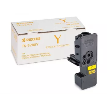 Tonerių kasetė Kyocera TK-5240Y geltona 3000 puslapių