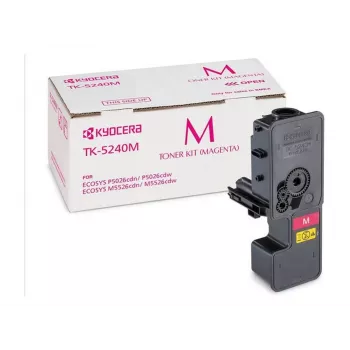 Kasetė su toneriu Kyocera TK-5240M 3000 puslapių rausvai violetinė (magenta)