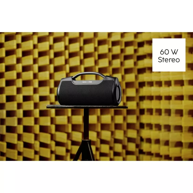 Hama Mate Pro stereo nešiojamas garsiakalbis juodas 60 W