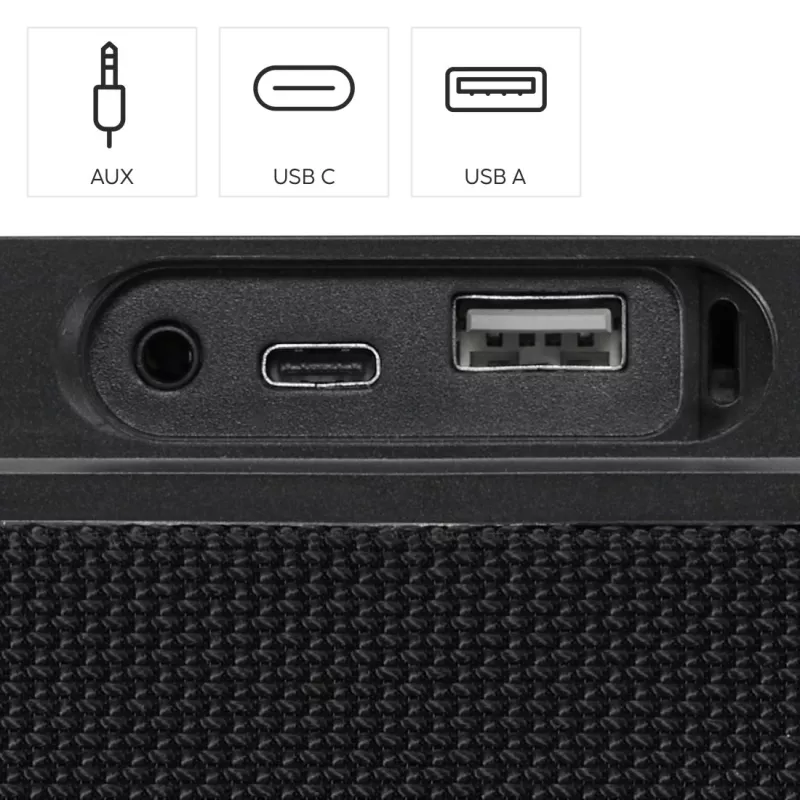 Hama Mate Pro stereo nešiojamas garsiakalbis juodas 60 W