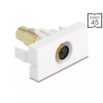 DeLOCK 90873 lyties keitiklis Mini-DIN 6 kontaktų Baltas