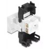 DeLOCK 90879 lyties keitiklis RJ45 LSA 180° juoda balta