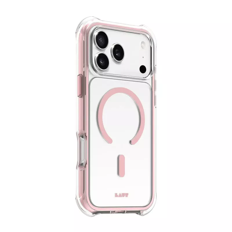 Mobiliojo telefono dėklas LAUT AERO PROTECT 17,5 cm Rožinis permatomas