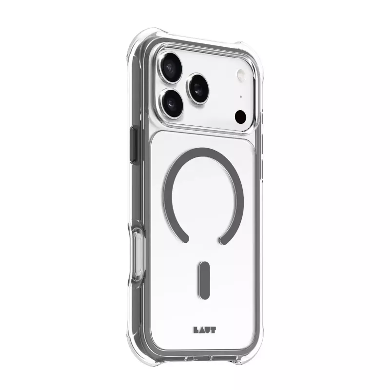 LAUT AERO PROTECT dėklas iPhone 17 Pro Max 17,5 cm Pilka Peršviečiama