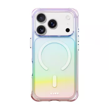 Dėklas LAUT AERO HOLO mobiliesiems telefonams 17,5 cm 6,9 colio permatomas perlamutrinis