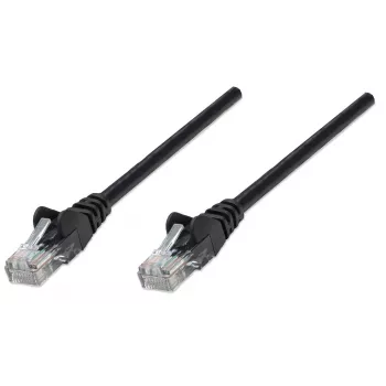 Intellinet tinklo laidas Cat5e, 20 m, juodas, CCA, U/UTP, PVC, RJ45, auksuoti kontaktai, apsaugotas nuo užkliuvimo, su gaubtu, garantija visam laikui