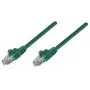 Intellinet tinklo jungiamasis laidas Cat5e, 20 m, žalias, CCA, U/UTP, PVC, RJ45, paauksuoti kontaktai, su apsauga nuo užkliuvimo, su gaubtuku, viso gyvenimo garantija