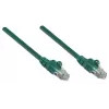 Intellinet tinklo jungiamasis laidas Cat5e, 15 m, žalias, CCA, U/UTP, PVC, RJ45, auksuoti kontaktai, be užkabinimo, su apsauginiu gaubteliu, viso gyvenimo garantija