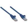 Intellinet tinklo jungiamasis kabelis Cat6, 7,5 m, mėlynas, CCA, U/UTP, PVC, RJ45, auksuoti kontaktai, be užkablių, su apsauginiu gaubtu, viso gyvenimo garantija