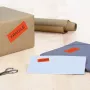 Lipnios etiketės HERMA Spalvotos A4 70x37 mm raudonos matinio popieriaus 2400 vnt.