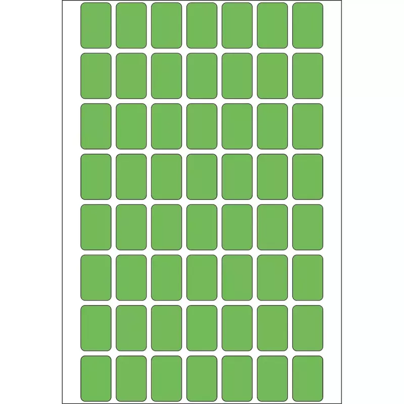 HERMA 12x18 mm žalio matinio popieriaus etiketės rankiniam rašymui