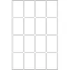 HERMA 10613 lipnūs etikečių lapai 25x40 mm balti, nuimami