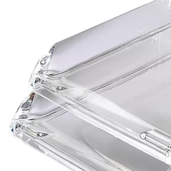 Rexel Nimbus skaidrus dokumentų dėklas – permatomas akrilinis dėklas laiškams, 270 x 320 x 60 mm