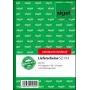 Užrašų knygelė Sigel SD014 A6 40 lapų žalia balta