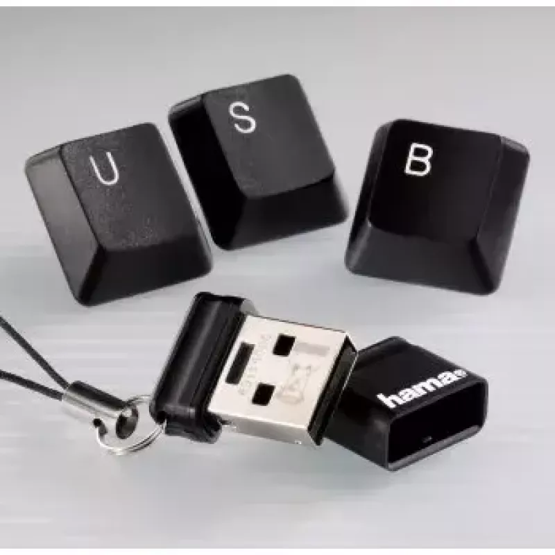 Hama Smartly 32GB USB atmintukė USB Type-A 2.0 Juoda