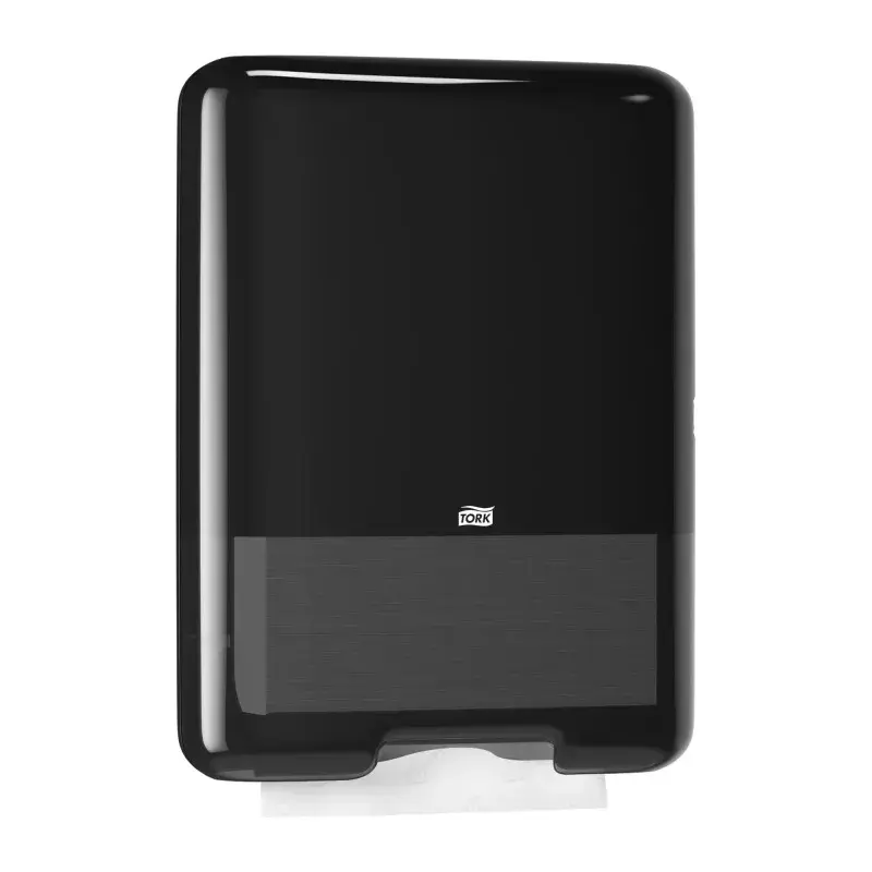 Popierinių rankšluosčių dozatorius Tork 553008 juodas