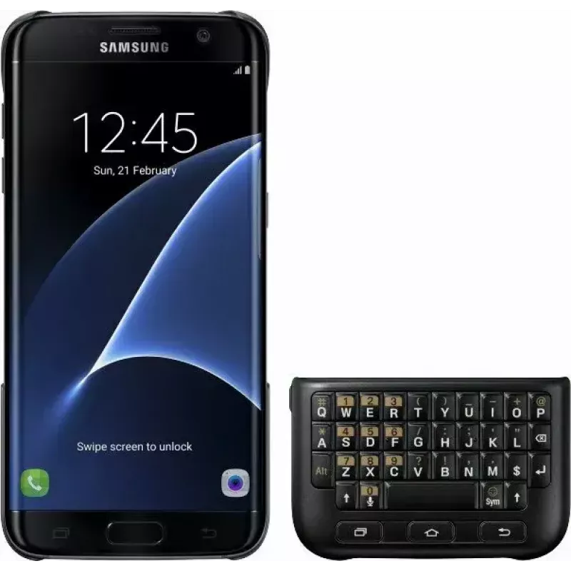 Apsauginis dėklas Samsung Galaxy S6 edge+ — Juodas, 79,9 mm pločio ir 12,6 mm storio
