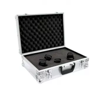 Transportinis dėklas Flight case Roadinger 30126207 Fanera Sidabrinis 3.7 kg
