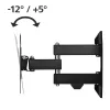 Hama 00118101 TV laikiklis sieninis 121,9 cm (48 colių) Juodas