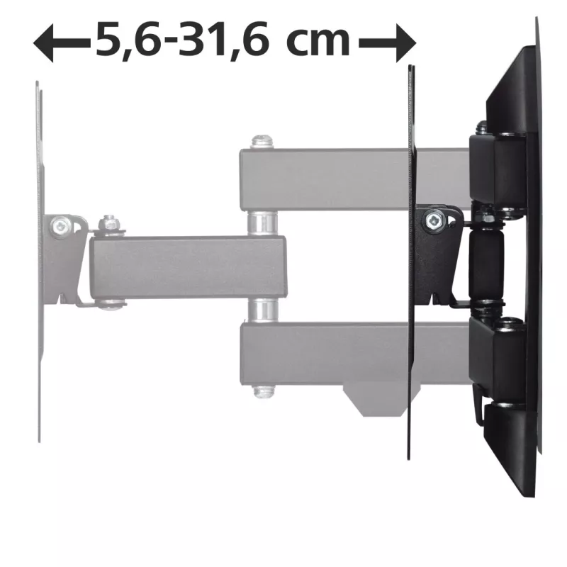 Hama 00118101 TV laikiklis sieninis 121,9 cm (48 colių) Juodas