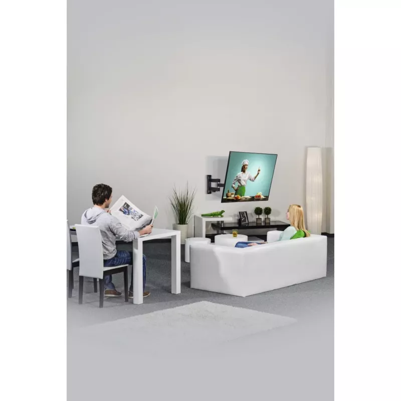 Hama 00118101 TV laikiklis sieninis 121,9 cm (48 colių) Juodas