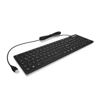 KeySonic KSK-8030 IN (FR) klaviatūra, pramoninė, USB, AZERTY, juoda