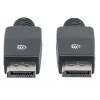 Manhattan DisplayPort 1.1 laidas, 4K@60Hz, 10 m, vyriškas į vyrišką, su užraktu, visiškai ekranuotas, juodas, garantija visam laikui