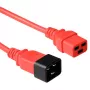 Maitinimo laidas C19 - C20 ACT Powercord raudonas 1,8 m