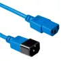 Maitinimo laidas C13 C14 ACT Powercord 1,2 m mėlynas