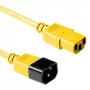 Maitinimo laidas C13–C14 ACT Powercord 3 m geltonas