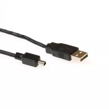 USB laidas ACT USB 2.0 A kištukas - Mini USB B kištukas 1,80 m