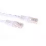 ACT White 10 metrų U/UTP CAT5E vytos poros kabelis su RJ45 jungtimis