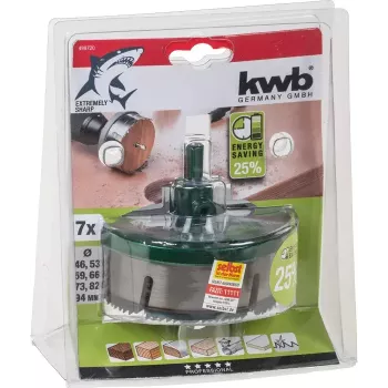 Pjūklų rinkinys skylėms KWB 498720 7 vnt