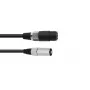 Audio kabelis Omnitronic 30225590 Speakon XLR 1 m juodas