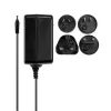 Lindy 24VDC 1,25A kelių šalių maitinimo adapteris, 5,5/2,1mm, universalus, vidaus, 100-240V, 50/60Hz, 30W, 24V