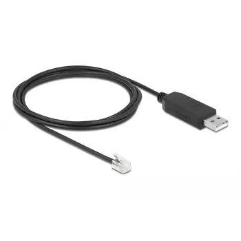 USB į RS-232 RJ9/RJ10 adapterio laidas DeLOCK 66734