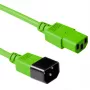 ACT Powercord maitinimo laidas C13–C14, 0,3 m, žalias