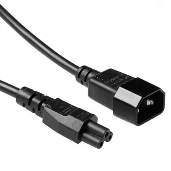 Maitinimo laidas C14 į C5 1m ACT Juodas 250V 2.5A
